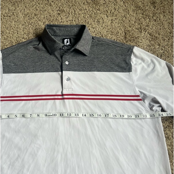 Footjoy Golf Polo Shirt Large Naval Academy Navy Midshipmen Annapolis - Picture 6 of 8